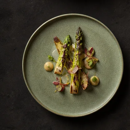 Plato de verduras a la brasa